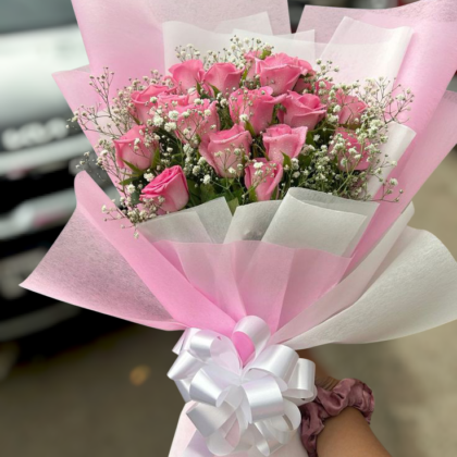 Elite Pink Roses Bouquet